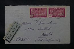 TOGO - Enveloppe De Lome Pour La France En 1937 Par Avion, Affranchissement Plaisant -  L 63693 - Covers & Documents