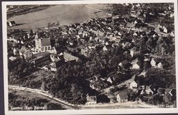 Deutsches Reich PPC Sontra (Bez. Kassel) Fliegeraufnahme Aerial View SONTRA 1941 Echte Real Photo Véritable (2 Scans) - Sontra