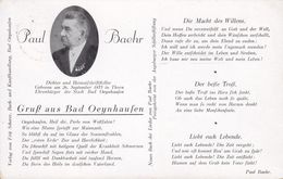 Deutsches Reich PPC Gruss Aus Bad Oeynhausen Paul Baehr Ehrenbürger Verl. Fritz Scherer BAD OEYNHAUSEN 1940 (2 Scans) - Bad Oeynhausen