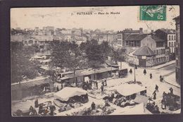 CPA Hauts De Seine 92 Puteaux Circulé Le Marché Market - Puteaux