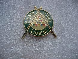 Pin's Du Billard Club De LIESTAL En Suisse - Biljart