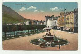 LUGANO - IL QUAI  - RETRO, OMAGGIO AI FERITI GRAVI RIMPATRIATI LUGANO 1917 - NV FP - Lugano