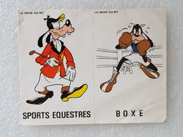 La Vache Qui Rit - The Laughing Cow - Dingo - Goofy - Equitation - Horse Riding - Boxe - Boxing - Autocollant - Sticker - Collezioni