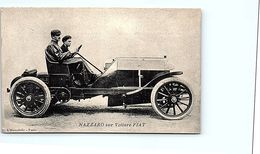 TRANSPORTS - Voiture De Course - Nazzaro Sur Voiture Fiat - Otros & Sin Clasificación