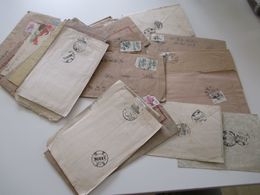 VR China Um 1962 / 1963  Belege Posten 30 Stk. Freimarken Bauwerke. Teilweise Mit Inhalt / Verschiedene Stempel - Cartas & Documentos