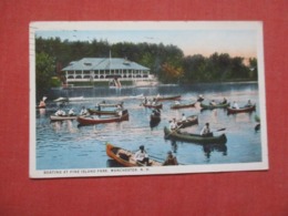 Boating At Pine Island Manchester New Hampshire >    .   Ref 4170 - Manchester