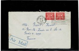 CTN63 - CANADA LETTRE AVION EDMONTON TERMINAL A 4/9/1952 - Brieven En Documenten