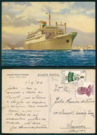 BARCOS SHIP BATEAU PAQUEBOT STEAMER [ BARCOS # 03456 ] - PORTUGAL - COMPANHIA COLONIAL NAVEGAÇÃO - VERA CRUZ 3 1970 - Passagiersschepen