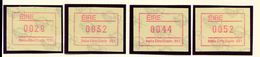 IRELAND  -  1992 Frama 4 Values As Scan Unmounted/Never Hinged Mint - Viñetas De Franqueo (Frama)