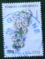 700.000LSweet Cherry (Prunus Avium) Flower Blumen 2003 Mi 3349 Used Gebruikt Oblitere TURKEI TURCHIA TURKEY - Gebraucht