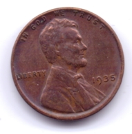 U.S.A. 1935: 1 Cent, KM 132 - 1909-1958: Lincoln, Wheat Ears Reverse