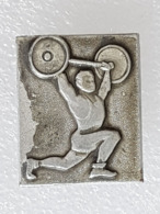 Broche URSS - Brooch USSR - Haltérophilie - Weightlifting - Gewichtheben - Pesistica