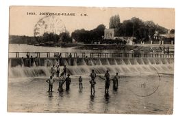 1623 Joinville Le Pont Joinville Plage Baigneurs  Franchise Militaire WW1 Cachet 81è RAL Scans Recto/verso - Joinville Le Pont