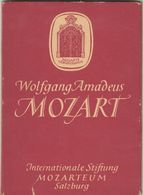 SALZBURG WOLFGANG AMADEUS MOZART POCHETTE AVEC 13 CARTES+ VIE ET OEUVRES RARE - Salzburg Stadt