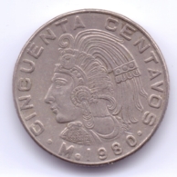 MEXICO 1980: 50 Centavos, KM 452 - Mexique