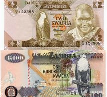 LOTTO ZAMBIA 2 /100 KWACHA UNC - Kiloware - Banknoten