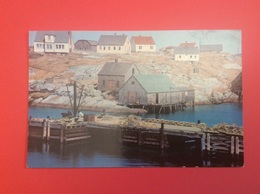 Peggy.s Cove Nora Scotia Canada Village De Pêcheurs ....saint Pierre Et Miquelon - Cartes Modernes