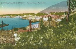 8378" CASTELLAMARE DI STABIA-PANORAMA DA POZZANO-CARTOLINA POSTALE ORIGINALE NON SPEDITA - Castellammare Di Stabia