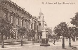 Jersey - Royal Square And Court House-  Scan Recto-verso - Other & Unclassified