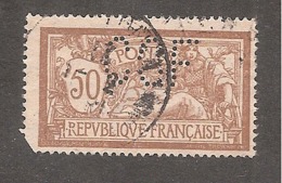 Perforé/perfin/lochung France Merson No 120   CCF  Crédit Commercial De France (62) - Other & Unclassified