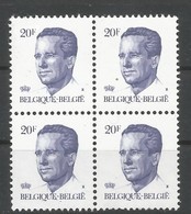 OCB 2135 ** Postfris Zonder Scharnier  In Blok Van 4 - 1981-1990 Velghe
