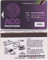 371/ Tanzania; P14. AGC Logo, 1000/-, Made 24.12.98 - Tansania