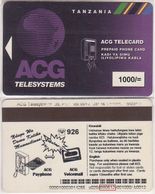 372/ Tanzania; P16. AGC Logo, 1000/=, Made 12.06.98 - Tanzanie