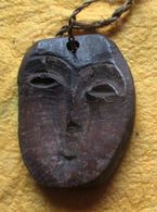 Lega - Originele Talisman In Been Mogelijk Ivoor - Amulette Originale En Os Probablement En Ivoire - Art Africain