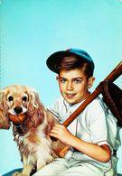 CPSM Enfant Coker Baseball  (Child & Dog 1950s) - Baloncesto