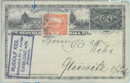86034 - GUATEMALA - POSTAL HISTORY -  STATIONERY CARD To Czechoslovakia RETURNED With Added CZECH Stamp! - Guatemala