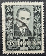 AUSTRIA 1934/35 - Canceled - ANK 589 - 24g - Dollfuss Trauermarke - Used Stamps