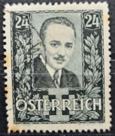 AUSTRIA 1934/35 - Canceled - ANK 589 - 24g - Dollfuss Trauermarke - Gebraucht