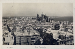 1930 CÁDIZ  , T.P. CIRCULADA ,  VISTA PANORAMICA - Cádiz