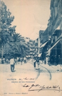1903 , VALENCIA , T.P. CIRCULADA , BAJADA DE SAN FRANCISCO , HAUSER Y MENET - Valencia