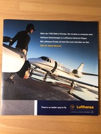 LUFTHANSA PRIVAT JET Mehr Als 1.000 Ziele In Europa, Die Nonstop Zu Erreichen Sind. Nahtlose Verbindungen Zu Lufthansa - Advertenties