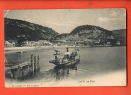 IKC-19 Lac De Joux, Le Pont. Bateau De Plaisir, Vaulion. Cachets Brassus Et Le Pont. 1905 - Vaulion