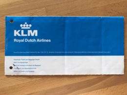 KLM C TICKET 05SEP93 Amsterdam Munich Trieste - Tickets