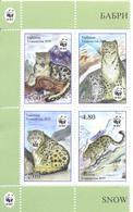 2019. Tajikistan, WWF, Snow Leopard, 4v Perforated, Mint/** - Tajikistan