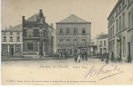 PERWEZ-LE-MARCHE : Grand'Place - Cachet De La Poste 1906 - Perwez