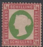 Heligoland Scott 10 1873 Half Shilling, Mint Hinged - Heligoland (1867-1890)