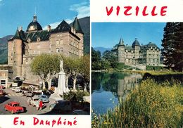 Delcampe - CPSM Grand Format - 38 - Vizille - Le Château Où Se Réunirent Les Trois Ordres Du Dauphiné 1788 - Automobile - Vizille