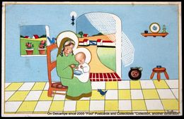 Mère Nourrissant Enfant Illustrateur BALLIN Illustrator Mother Feeding Child - Dibujos De Niños