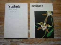 L'ORCHIDOPHILE Onzieme Année BULLETIN N° 44 DECEMBRE 1980 + SUPPLEMENT - Jardinería