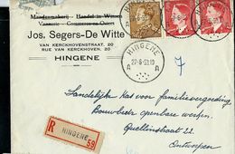 Doc.  De HINGENE - A A - Du 27/06/53 En Rec. - Posta Rurale