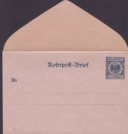 Deutsche Reichspost Postal Stationery Ganzsache 1889, 30 Pf. Adler Eagle ROHRPOST-Brief Umschlag Unused (2 Scans) - Buste