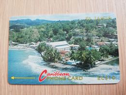 ST LUCIA    $ 10  CABLE & WIRELESS  STL-6A   6CSLA    Fine Used Card ** 2388** - Santa Lucia