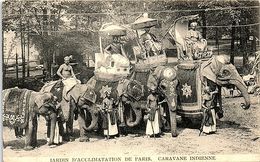 SPECTACLE - CIRQUE Et Phénomènes -- Jardin D'Aclimatation De Paris - Caravane Indienne - Zirkus