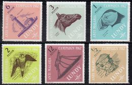 KS67B  - LUNDY GRAN BRETAGNA , MALARIA : Sei Valori Linguellati * (2380A) - Local Issues