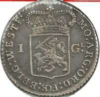 NETHERLANDS  1 GUILDER SHIELD FRONT  STATUE BACK  1791  AG  KM?  VFINE READ DESCRIPTION CAREFULLY !!! - …-1795 : Oude Periode