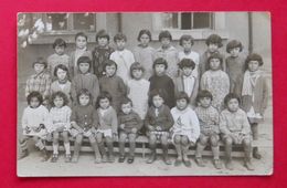 66 Millas 19 Octobre 1929 Carte-photo Ecole Des Filles TB Animée Ou St Feliu Sans éditeur Dos Scanné - Millas